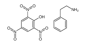 2-phenylethanamine,2,4,6-trinitrophenol结构式