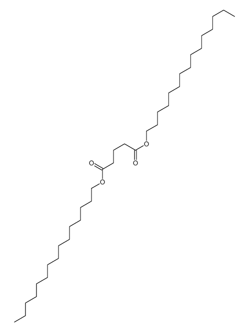 dipentadecyl glutarate Structure