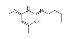 2-N-butyl-4-N,6-dimethyl-1,3,5-triazine-2,4-diamine结构式