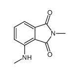 2-Methyl-4-(methylamino)-1H-isoindole-1,3(2H)-dione Structure