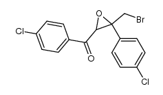 [3-(bromomethyl)-3-(4-chlorophenyl)oxiran-2-yl](4-chlorophenyl)methanone Structure