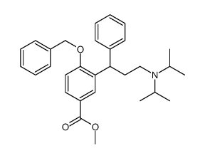 Methyl 4-(benzyloxy)-3-(3-(diisopropylamino)-1-phenylpropyl)benzoate structure