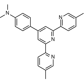 4-(5,5''-Dimethyl-[2,2':6',2''-terpyridin]-4'-yl)-N,N-dimethylaniline Structure