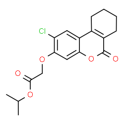 propan-2-yl 2-[(2-chloro-6-oxo-7,8,9,10-tetrahydrobenzo[c]chromen-3-yl)oxy]acetate picture