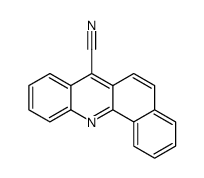 Benz[c]acridine-7-carbonitrile结构式