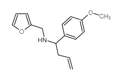 FURAN-2-YLMETHYL-[1-(4-METHOXY-PHENYL)-BUT-3-ENYL]-AMINE structure