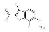 3,7-Dichloro-6-methoxy-1-benzothiophene-2-carbonyl chloride picture