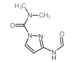 1H-Pyrazole-1-carboxamide,3-(formylamino)-N,N-dimethyl-结构式