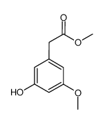 (3-methoxy-5-hydroxy-phenyl)-acetic acid methyl ester结构式