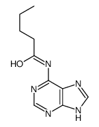 N-(1H-Purin-6-yl)pentanamide结构式