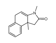 3,9b-Dimethyl-5,9b-dihydro-1H-benz[e]indol-2(3H)-one结构式