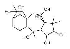 (14R)-Grayanotoxane-2α,3β,5,6β,10,14,16-heptol structure