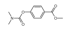 methyl 4-((dimethylcarbamate)oxy)benzoate Structure