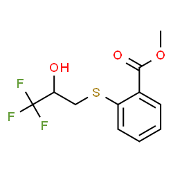 METHYL 2-[(3,3,3-TRIFLUORO-2-HYDROXYPROPYL)SULFANYL]BENZENECARBOXYLATE picture