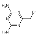 6-(bromomethyl)-1,3,5-triazine-2,4-diamine structure