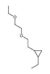 1-[2-(2-ethoxyethoxy)ethyl]-2-ethylcyclopropane Structure