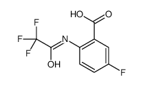 5-fluoro-2-[(2,2,2-trifluoroacetyl)amino]benzoic acid Structure