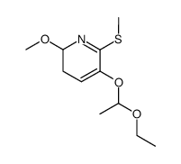 5-(1-ethoxyethoxy)-2-methoxy-6-methylsulfanyl-2,3-dihydro-pyridine Structure