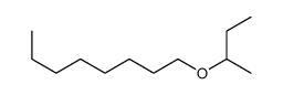 1-butan-2-yloxyoctane Structure