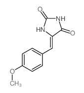 2,4-Imidazolidinedione,5-[(4-methoxyphenyl)methylene]- picture