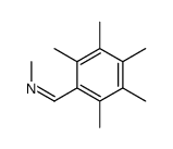 N-methyl-1-(2,3,4,5,6-pentamethylphenyl)methanimine结构式