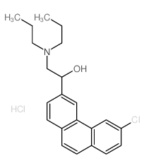 1-(6-chlorophenanthren-3-yl)-2-(dipropylamino)ethanol Structure