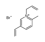 5-ethenyl-2-methyl-1-prop-2-enylpyridin-1-ium,bromide结构式