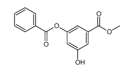 methyl 3-hydroxy-5-[(phenylcarbonyl)oxy]benzoate Structure