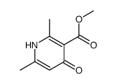 methyl 2,6-dimethyl-4-oxo-1H-pyridine-3-carboxylate结构式