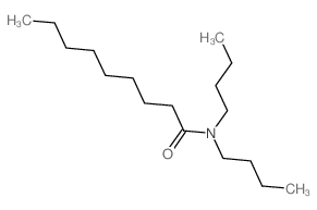 Nonanamide,N,N-dibutyl- Structure