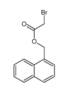 naphthalen-1-ylmethyl 2-bromoacetate Structure