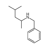 N-benzyl-4-methylpentan-2-amine Structure