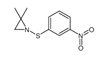 2,2-dimethyl-1-(3-nitrophenyl)sulfanylaziridine Structure