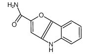 4H-furo[3,2-b]indole-2-carboxamide Structure