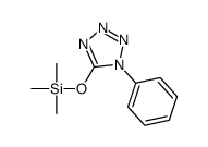 trimethyl-(1-phenyltetrazol-5-yl)oxysilane Structure