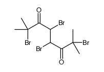 2,4,5,7-tetrabromo-2,7-dimethyloctane-3,6-dione Structure