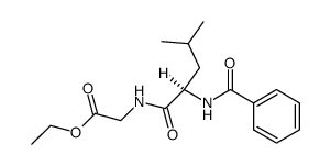 Bz-D-Leu-Gly-OEt Structure