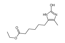 ethyl 6-(5-methyl-2-oxo-1,3-dihydroimidazol-4-yl)hexanoate Structure