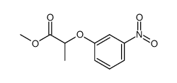 2-(3-nitro-phenoxy)-propionic acid methyl ester结构式