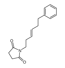 1-N-Succinimid-6-phenyl-3-(E)-hexen结构式