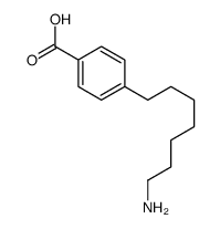 4-(7-aminoheptyl)benzoic acid结构式