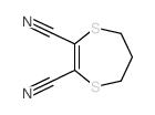 5H-1,4-Dithiepin-2,3-dicarbonitrile,6,7-dihydro-结构式