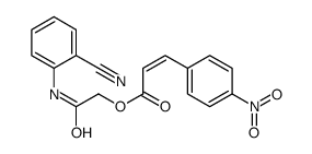 [2-(2-cyanoanilino)-2-oxoethyl] 3-(4-nitrophenyl)prop-2-enoate Structure