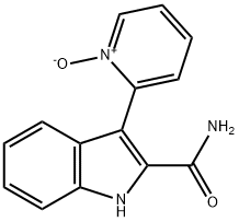 3-[(Pyridine-1-oxide)-2-yl]-1H-indole-2-carboxamide结构式