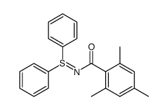 N-(2,4,6-Trimethylbenzoyl)-S,S-diphenylsulfinilimin结构式