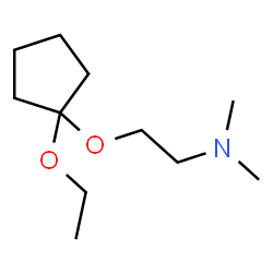 Ethanamine, 2-[(1-ethoxycyclopentyl)oxy]-N,N-dimethyl- (9CI) Structure