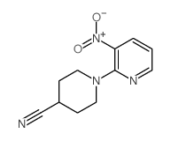 1-(3-Nitropyridin-2-yl)piperidine-4-carbonitrile图片