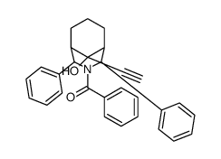 (9-ethynyl-9-hydroxy-2,4-diphenyl-3-azabicyclo[3.3.1]nonan-3-yl)-phenylmethanone Structure