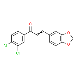 3',4'-DICHLORO-3,4-(METHYLENEDIOXY)-CHALCONE结构式