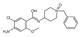 N-(1'-benzyl-4'-piperidyl-N-oxide)-4-amino-5-chloro-2-methoxybenzamide Structure